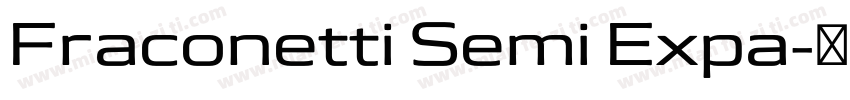 Fraconetti Semi Expa字体转换